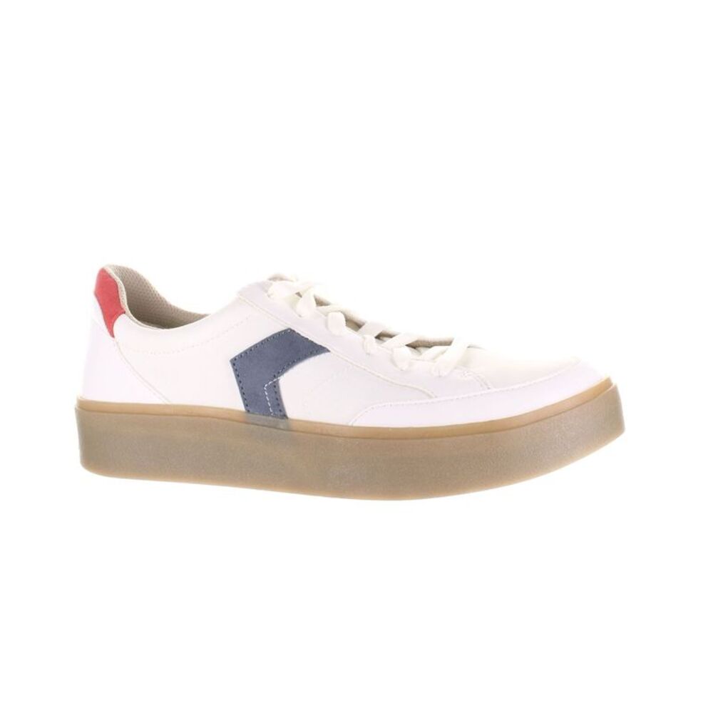 Dr. Scholl's Womens Madison Lace White Fashion Sneaker Size 9 Medium (B, M)